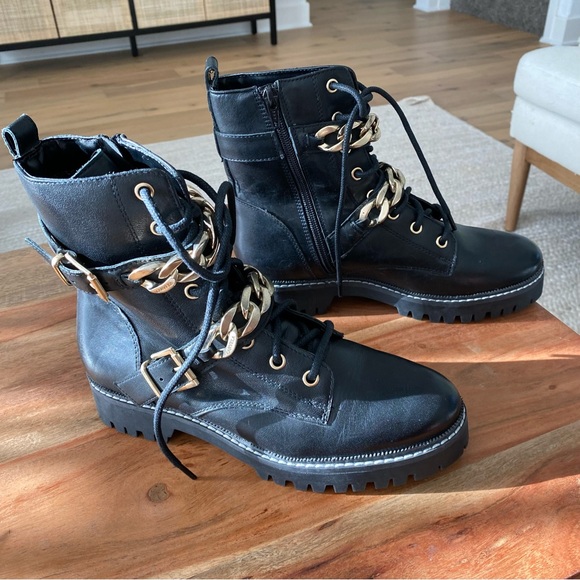 New Carvela Salute Chain Moto Boots - Picture 5 of 9